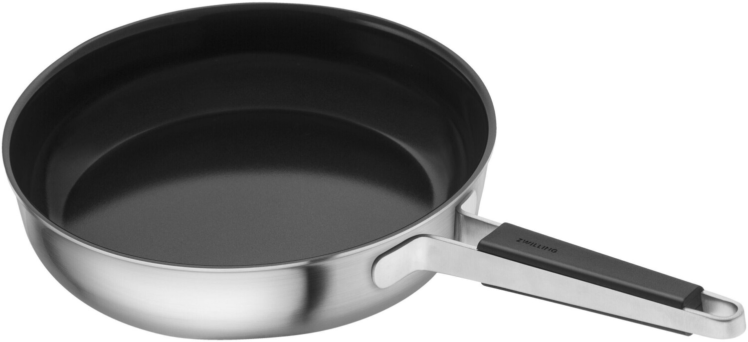 ماهیتابه زولینگ آلمان مدل ZWILLING Pure | قطر 24 سانت | استیل ضد زنگ با روکش سرامیکی | رنگ استیل